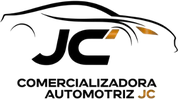 Logotipo de Comercializadora Automotriz JC con silueta de auto